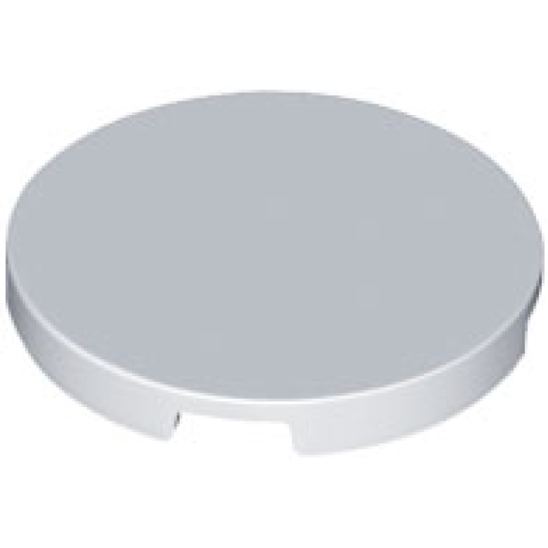 Tegel, Rond 3x3 Light Bluish Gray