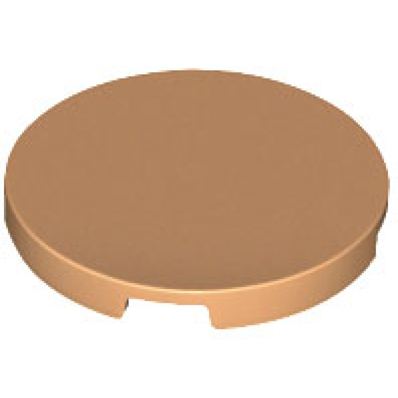 Tegel, Rond 3x3 Medium Nougat