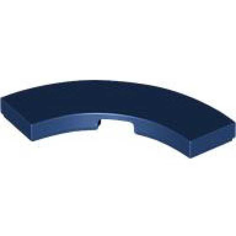 Tegel, Rond 3x3 hoek macaroni Dark Blue