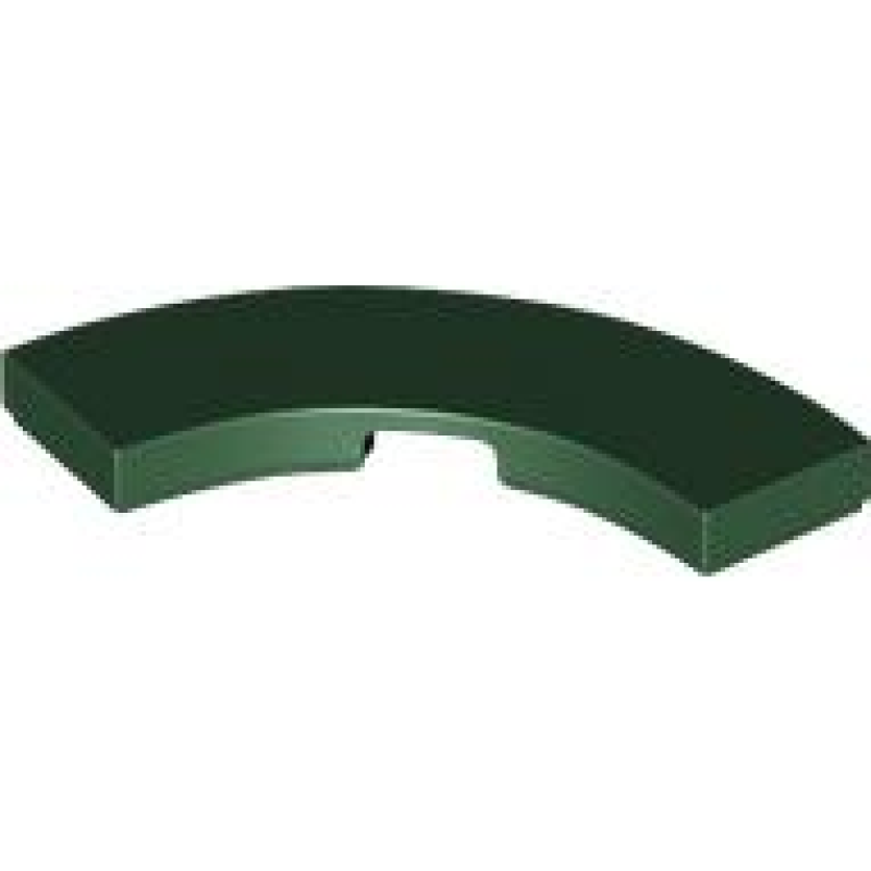 Tegel, Rond 3x3 hoek macaroni Dark Green