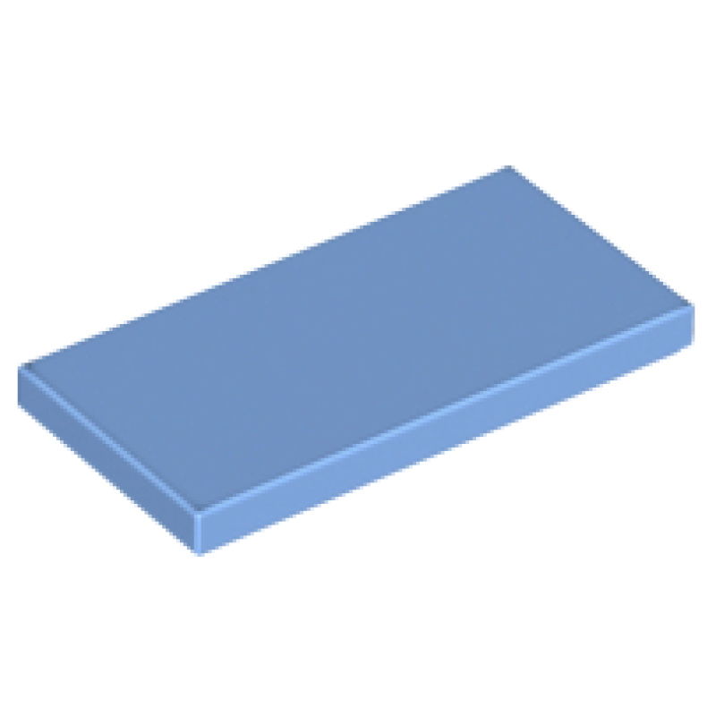 Tegel 2x4 Medium Blue