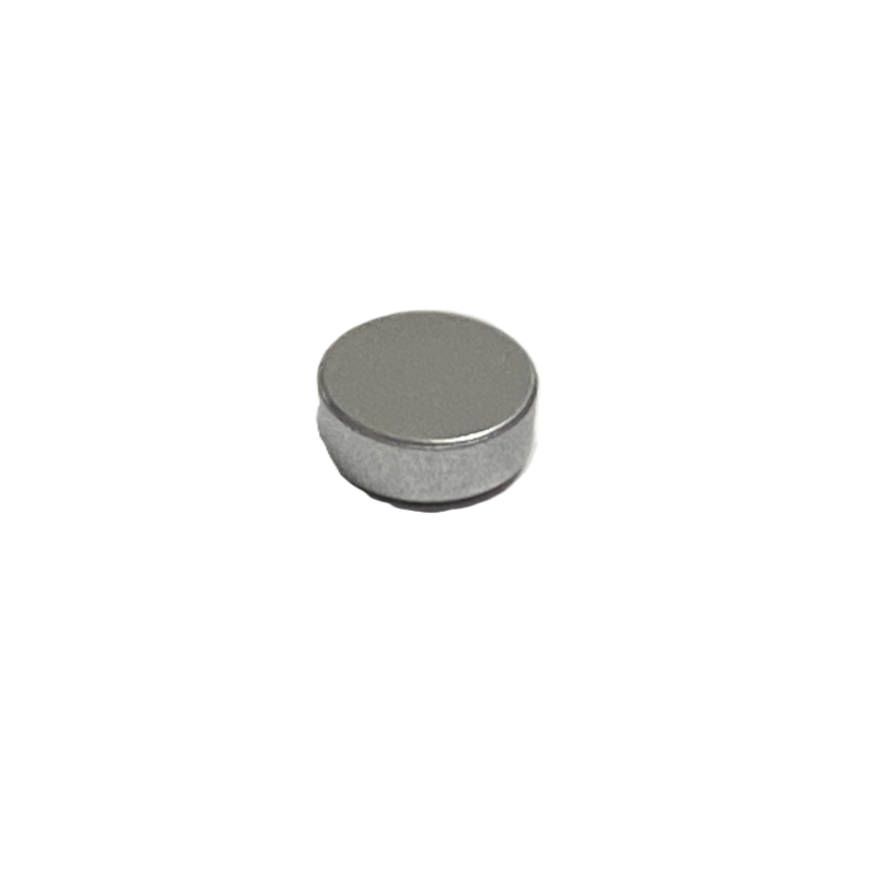 Tegel, Rond 1x1 Metallic Silver