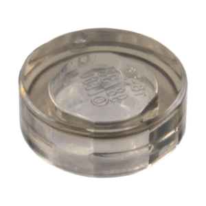 Tegel, Rond 1x1 Trans Brown (Trans Black)