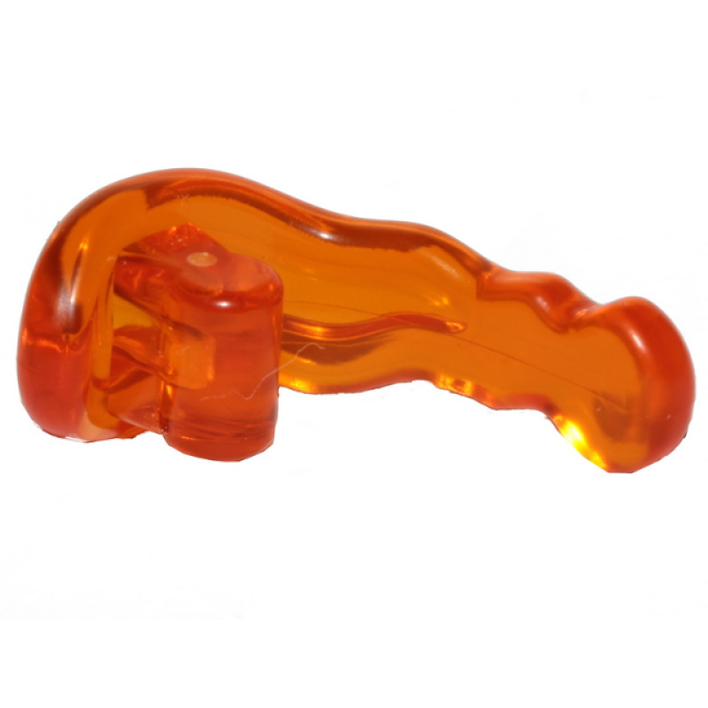 Energie Effect Rond (Power Blast) met handvat Trans Orange