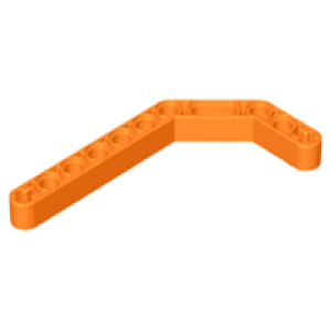 Technic, Hefbalk, Aangepast Gebogen Dik 1x11.5 Orange