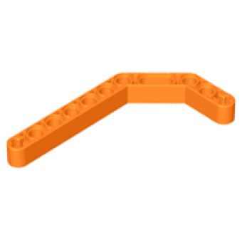 Technic, Hefbalk, Aangepast Gebogen Dik 1x11.5 Orange