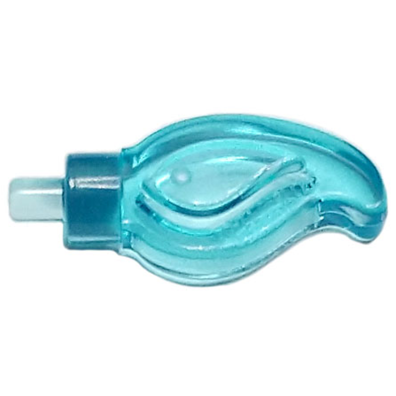 Golf / Vlam, klein (vlam kandelaar) Trans Light Blue