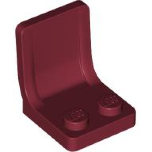 Stoel 2x2 Dark Red