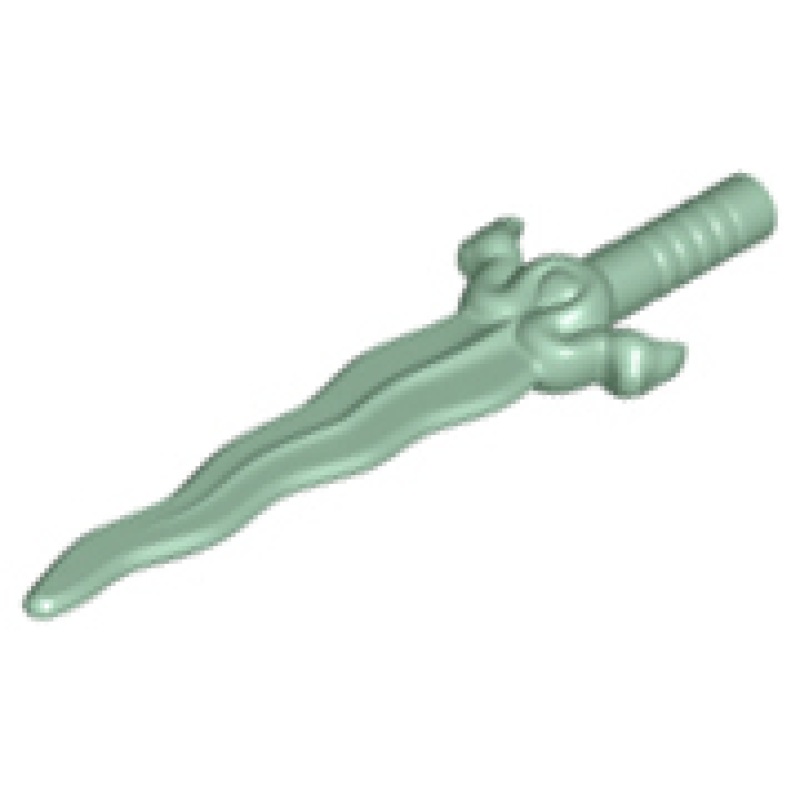 Zwaard met Gebogen Kling Sand Green