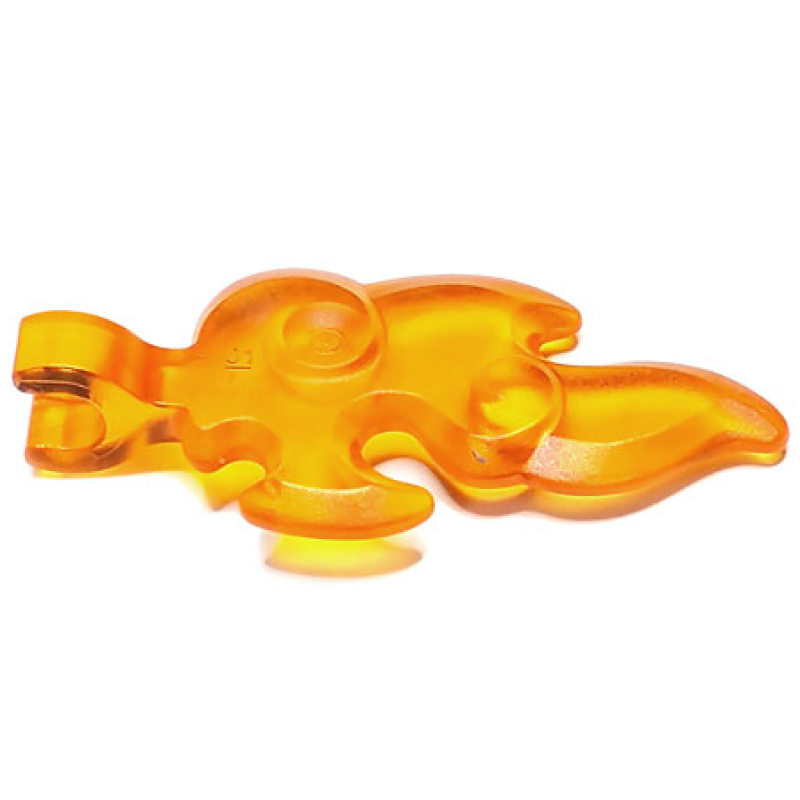 Golf / Vlam met Clip Trans Orange