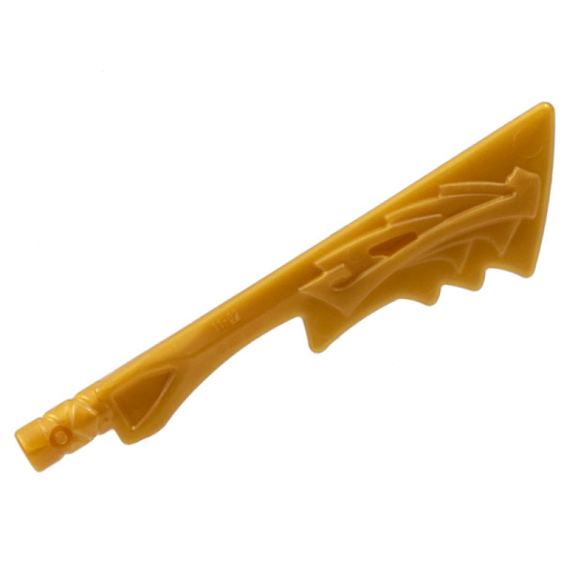 Wapen, Zwaard Gekarteld Lemmet met Drakenkop Pearl Gold