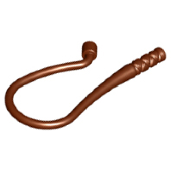  Wapen, Zweep, Gebogen, Flexible Reddish Brown