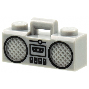 Gebruiksvoorwerp Radio Boom Box Light Bluish Gray