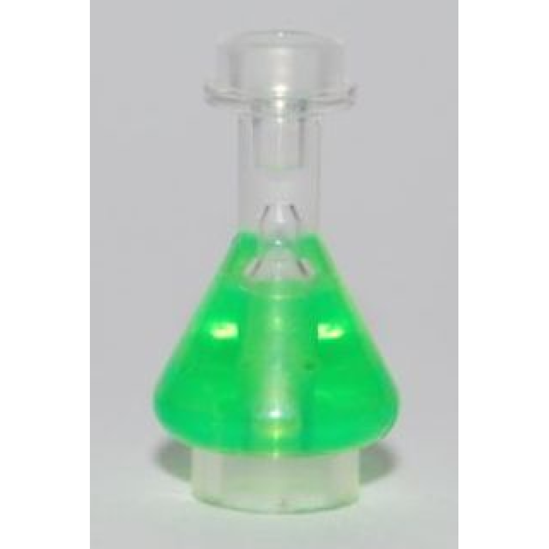Laboratorium Fles, Erlenmeyer Fles met Vloeistof Trans Clear