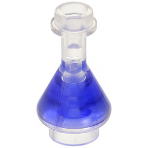 fles met trans purple vloeistof