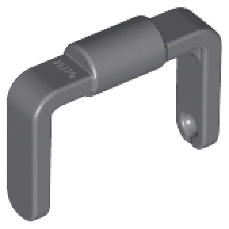 Container, Emmer 1x1x1 handvat / scooter standaard Dark Bluish Gray