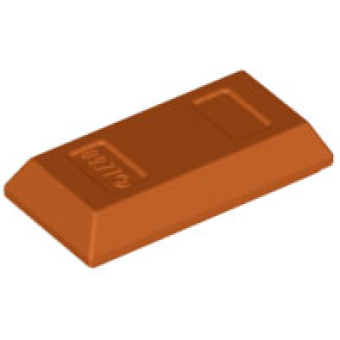 Blok, Staaf (goudstaaf) Dark Orange