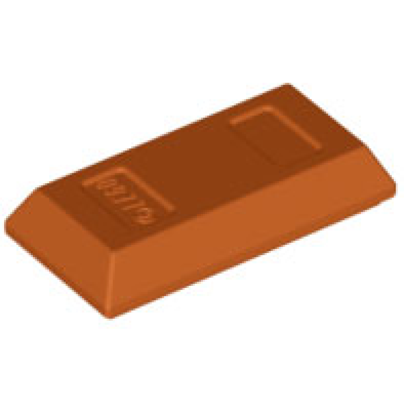 Blok, Staaf (goudstaaf) Dark Orange