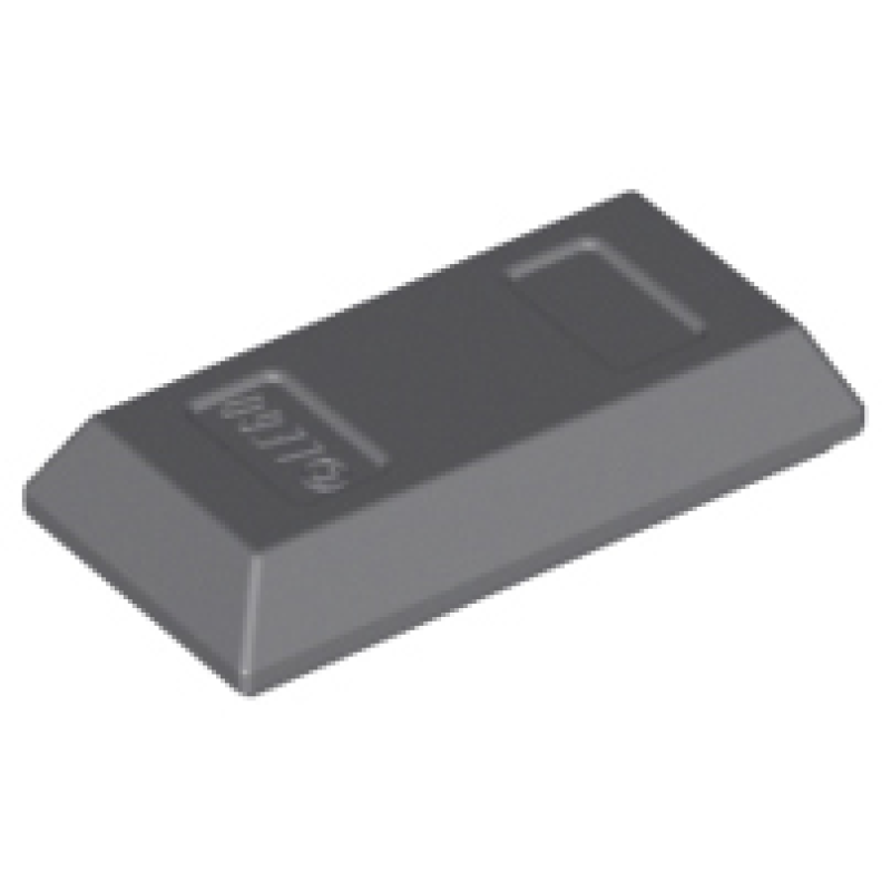 Blok, Staaf (goudstaaf) Dark Bluish Gray