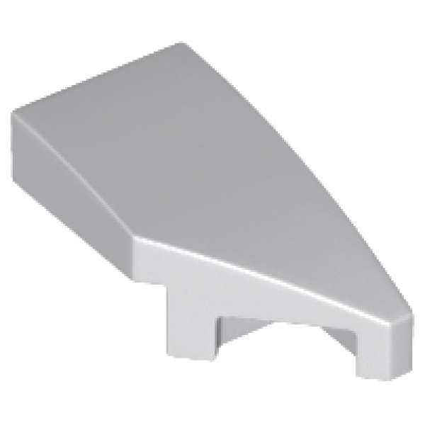 Wig 2x1x2/3 rechts Light Bluish Gray