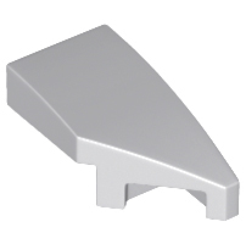 Wig 2x1x2/3 rechts Light Bluish Gray