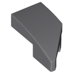 Wig 2x1x2/3 links Dark Bluish Gray