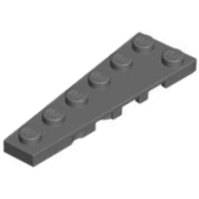 Wig, Plaat 6x2 links Dark Bluish Gray