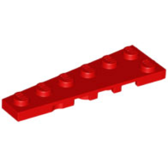 Wig, Plaat 6x2 links Red